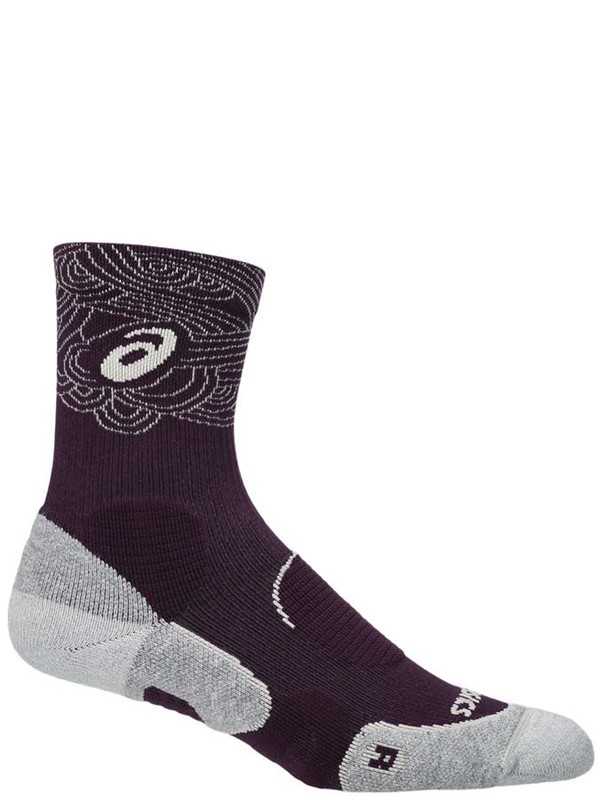 Asics nogavice Seasonal court + tenis crew sock Dark Aubergine