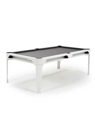 Cornilleau Hyphen biljard miza – bela z light grey podlogo