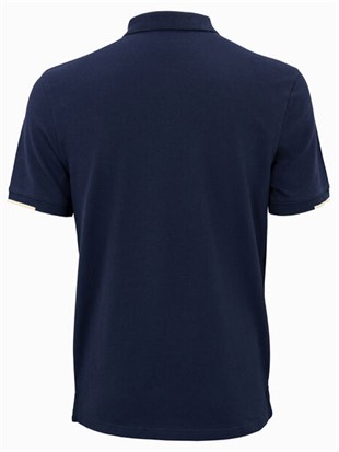 Tecnifibre majica Polo Pique Rib Collar Navy